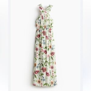 H&M Multicolor Floral Halterneck dress